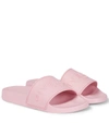 Givenchy Logo-print Rubber Slides In Pink