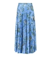 ERDEM NESRINE PLEATED JERSEY SKIRT,P00581547