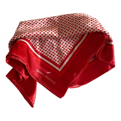 Pre-owned Daniel Hechter Scarf In Red
