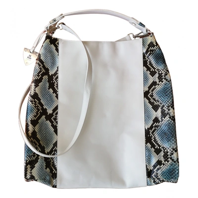 Pre-owned Loriblu Leather Handbag In White