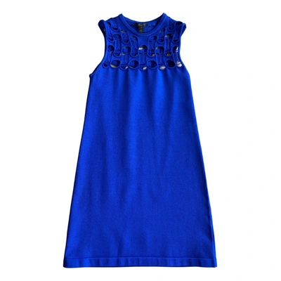 Pre-owned Louis Vuitton Mini Dress In Blue
