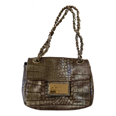 Pre-owned Blugirl Folies Leather Handbag In Silver