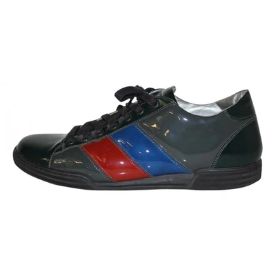 Pre-owned Marc Jacobs Patent Leather Low Trainers In Multicolour