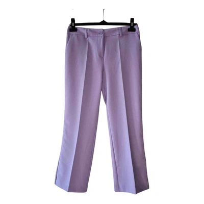 Pre-owned Motel Trousers In Purple