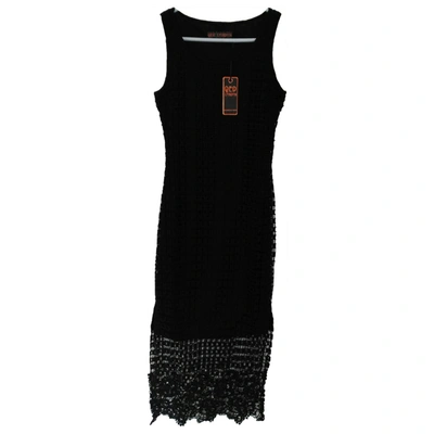 Pre-owned Qed London Mid-length Dress In Black