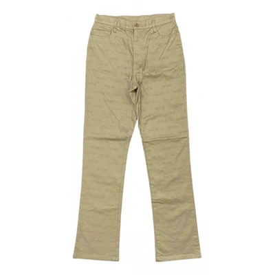 Pre-owned Mcm Jeans In Khaki