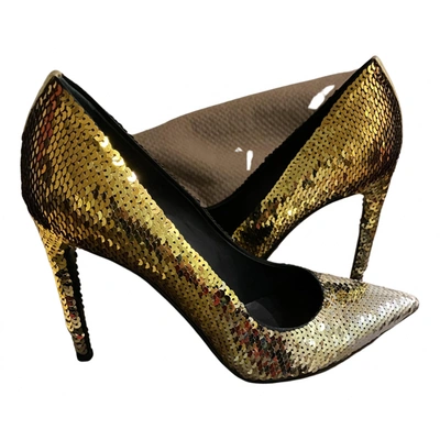 Pre-owned Louis Vuitton Leather Heels In Gold