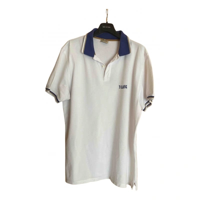 Pre-owned Alviero Martini Polo Shirt In White