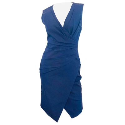 Pre-owned J Mendel Mid-length Dress In Blue