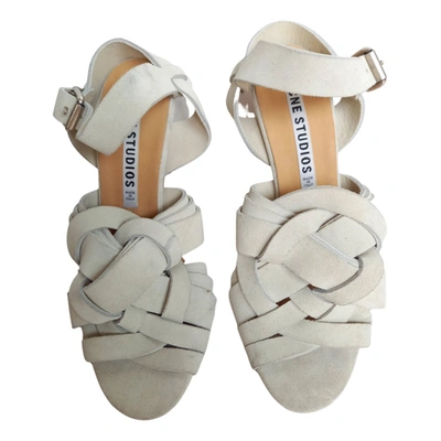 Pre-owned Acne Studios Sandals In White