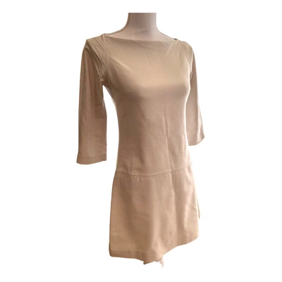 Pre-owned Rinascimento Mid-length Dress In Beige