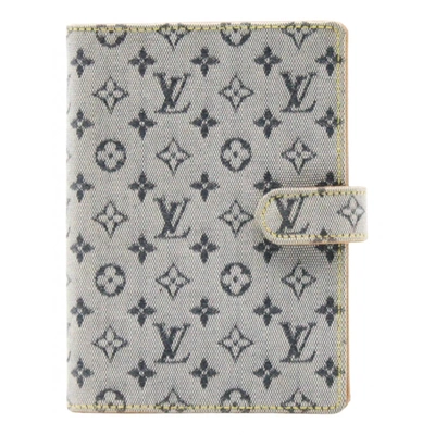 Pre-owned Louis Vuitton Cloth Diary In Grey