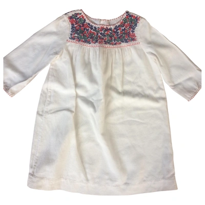 Pre-owned Bonpoint Kids' Dress In White