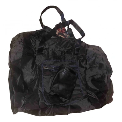 Pre-owned Piquadro Backpack In Black