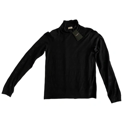 Pre-owned Saint Laurent Black Cotton Knitwear & Sweatshirt