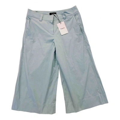 Pre-owned Theory Short Pants In Blue