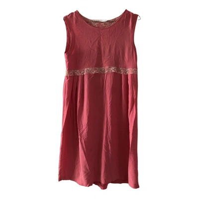 Pre-owned Jucca Mid-length Dress In Pink
