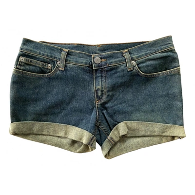 Pre-owned John Richmond Shorts In Blue
