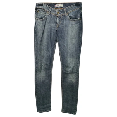 Pre-owned Levi's Straight Jeans In Blue
