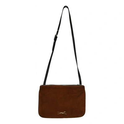 Pre-owned Bimba Y Lola Leather Crossbody Bag In Camel