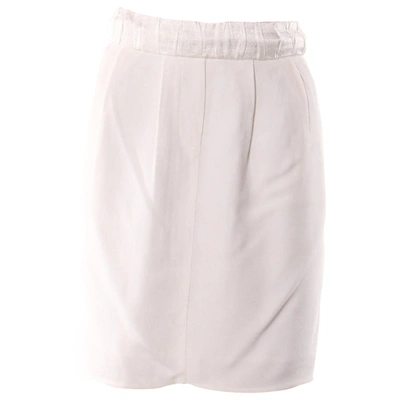 Pre-owned Ba&sh Mini Skirt In White