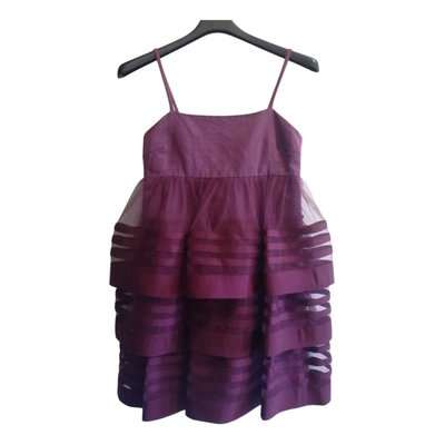 Pre-owned Marc By Marc Jacobs Mini Dress In Purple