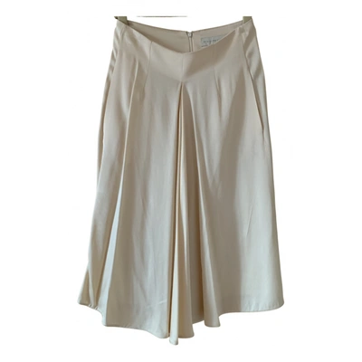 Pre-owned Stella Mccartney Mid-length Skirt In Beige
