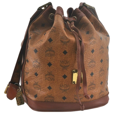 Pre-owned Mcm Leather Handbag In Brown