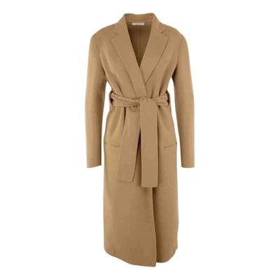 Pre-owned Celine Cashmere Trench Coat In Camel