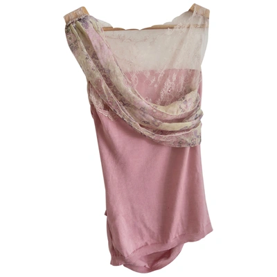 Pre-owned Valentino Wool Blouse In Pink