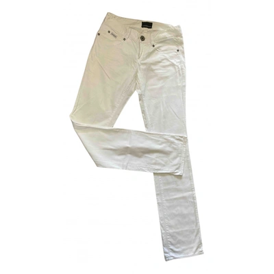 Pre-owned Calvin Klein Jeans Est.1978 Slim Jeans In White