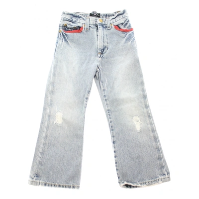 Pre-owned Polo Ralph Lauren Kids' Blue Denim - Jeans Trousers