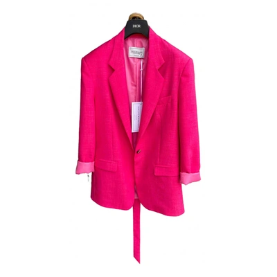 Pre-owned Forte Couture Pink Polyester Jacket