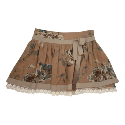Pre-owned Atos Lombardini Mini Skirt In Multicolour