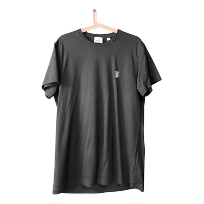 Pre-owned Burberry Black Cotton T-shirt