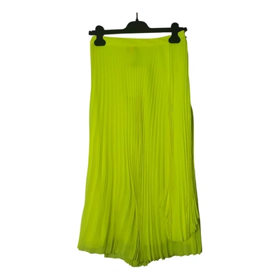 Pre-owned Msgm Mid-length Skirt In Green