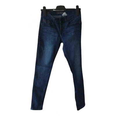 Pre-owned Calvin Klein Jeans Est.1978 Slim Jeans In Blue