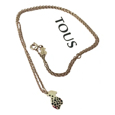 Pre-owned Tous Necklace In Gold