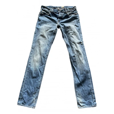 Pre-owned Mauro Grifoni Straight Jeans In Blue
