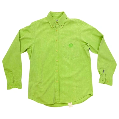 Pre-owned Moschino Shirt In Green