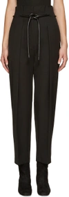 3.1 Phillip Lim Black Tailored Pleated Trousers