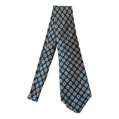 Pre-owned Kiton Silk Tie In Multicolour