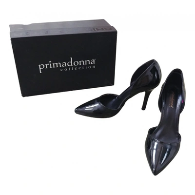 Pre-owned Prima Donna Patent Leather Heels In Black