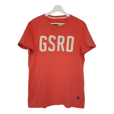 Pre-owned G-star Raw Orange Cotton T-shirt