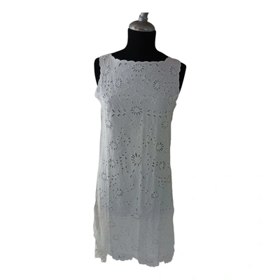 Pre-owned Maliparmi Mid-length Dress In White