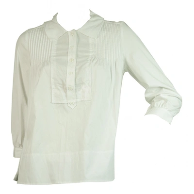 Pre-owned Diane Von Furstenberg Tunic In White