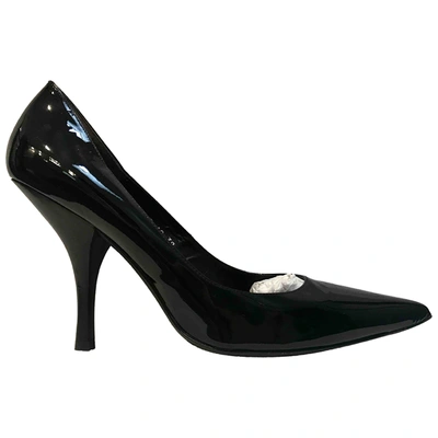 Pre-owned Bimba Y Lola Patent Leather Heels In Black