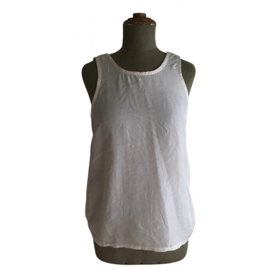Pre-owned Marc By Marc Jacobs Silk Vest In White