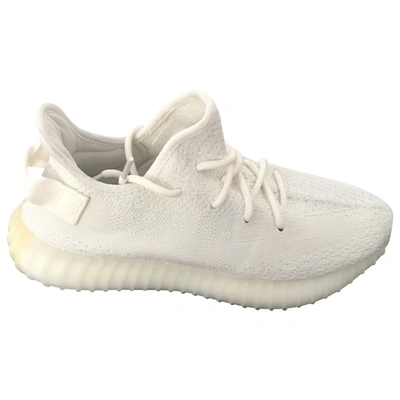 Pre-owned Yeezy X Adidas Yeezy Cloth Low Trainers In White