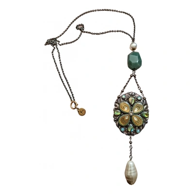 Pre-owned Reminiscence Necklace In Green